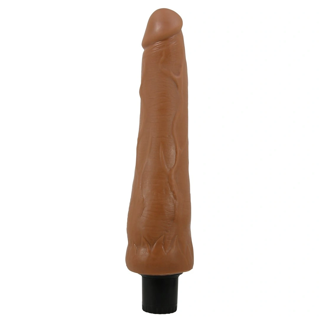 Vibrator Alfredo Baile Sliding Skin Vibrator, TPR, Maro 25 cm 1 Vibrator Alfredo Baile Sliding Skin Vibrator, TPR, Maro 25 cm