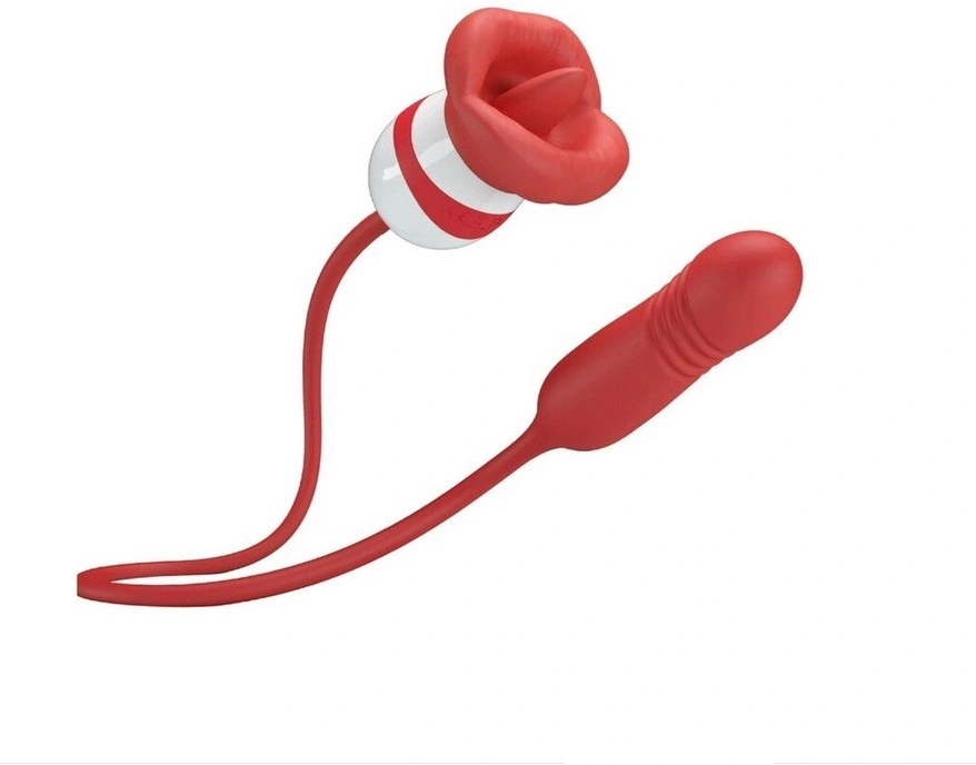 Stimulator Ashlynn, Thrusting, Licking, Vibrating, Silicon, USB, Rosu 1 Stimulator Ashlynn, Thrusting, Licking, Vibrating, Silicon, USB, Rosu