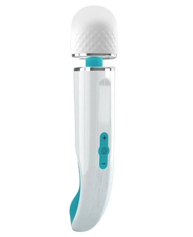 Vibrator Masaj Pretty Love Berlas, 7 Moduri Vibratii, 5 Viteze, Silicon, USB, Alb/Albastru, 29 cm 1 Vibrator Masaj Pretty Love Berlas, 7 Moduri Vibratii, 5 Viteze, Silicon, USB, Alb/Albastru, 29 cm