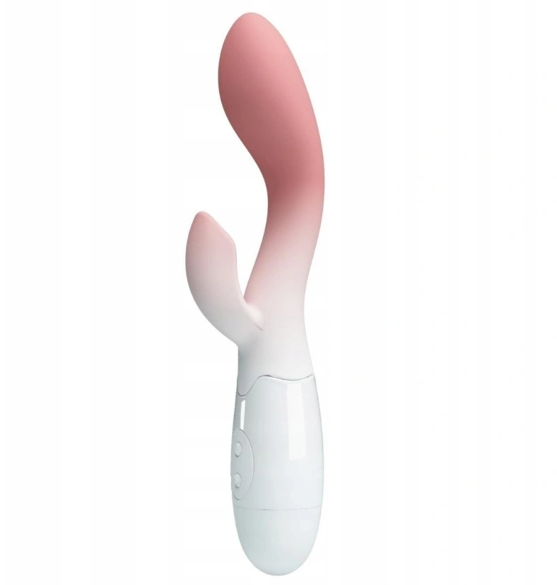 Vibrator Iepuras Brighty 30 Moduri Vibratii, Silicon, Roz/Alb 20 cm 1 Vibrator Iepuras Brighty 30 Moduri Vibratii, Silicon, Roz/Alb 20 cm