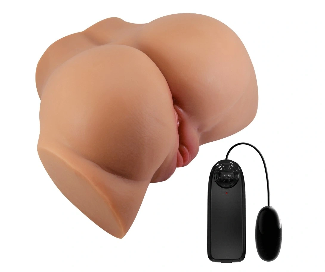Masturbator Emilia cu Glont Vibrator Vagin, Anus, TPR, Natural, 1.8 kg 1 Masturbator Emilia cu Glont Vibrator Vagin, Anus, TPR, Natural, 1.8 kg