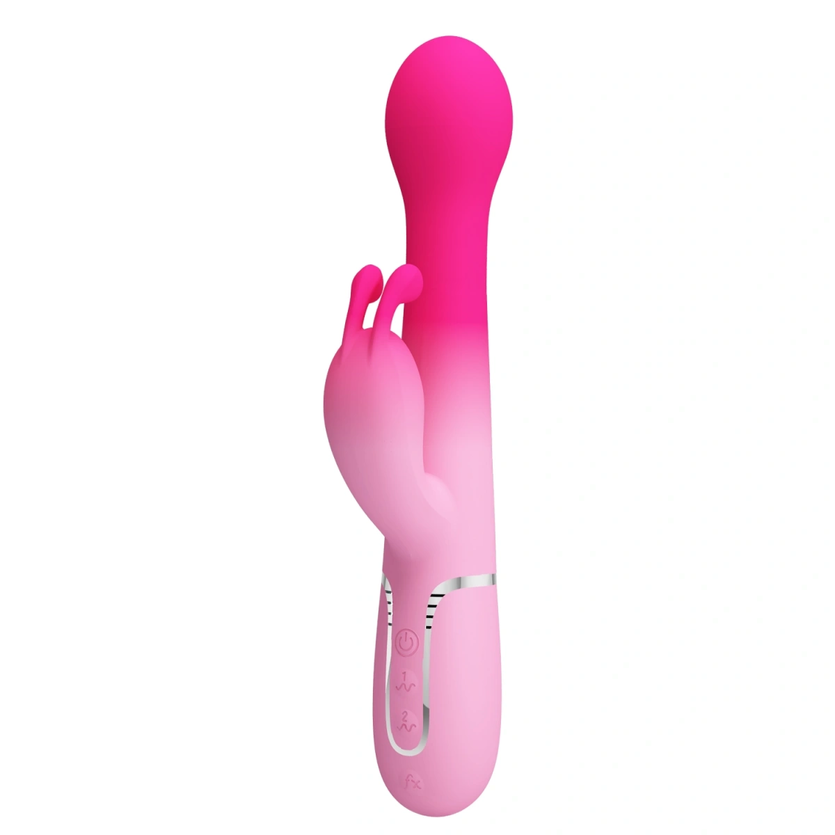 Vibrator Rabbit Dejon, 15 Moduri Stimulatoare, Silicon, USB, Roz, 22.6 cm 1 Vibrator Rabbit Dejon, 15 Moduri Stimulatoare, Silicon, USB, Roz, 22.6 cm
