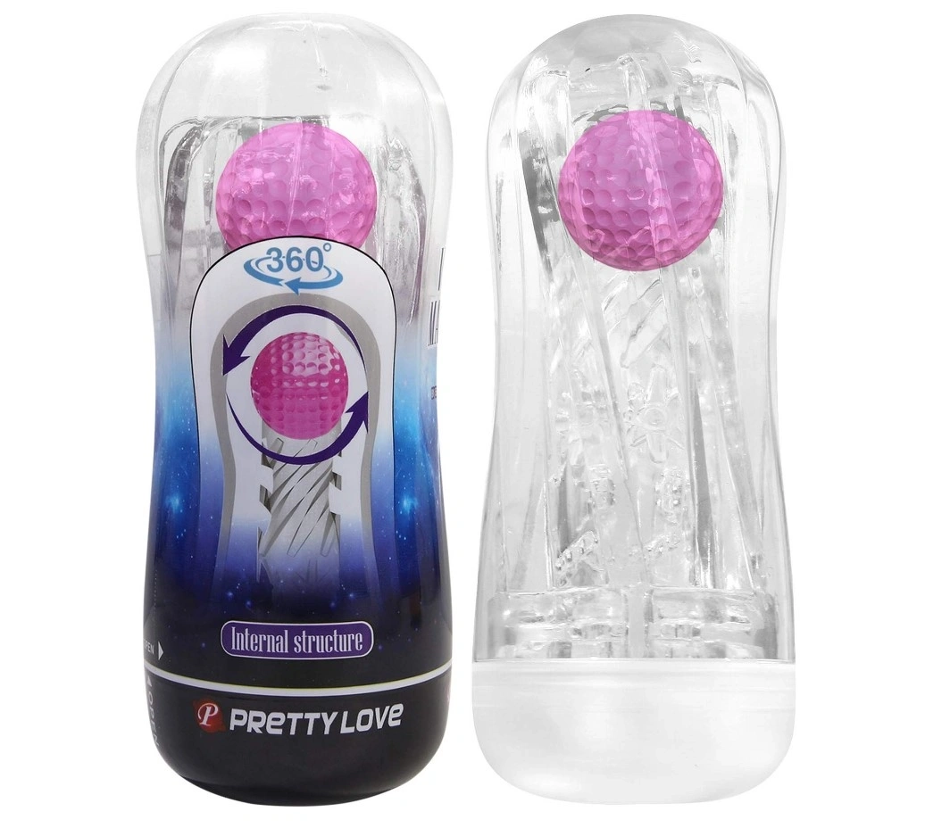 Masturbator Aquaris Structure cu Bila de Intensitate, TPE, Roz, 17 cm 1 Masturbator Aquaris Structure cu Bila de Intensitate, TPE, Roz, 17 cm