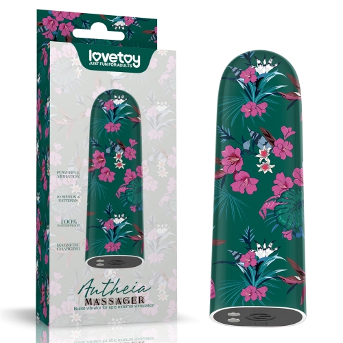 Glont Vibrator Antheia Massager, 10 Moduri Vibratii Puternice, ABS, USB, 8.5 cm 1 Glont Vibrator Antheia Massager, 10 Moduri Vibratii Puternice, ABS, USB, 8.5 cm
