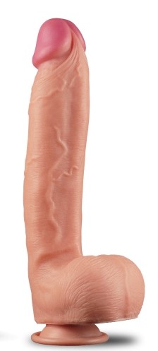 Dildo Realist cu Ventuza Nature Cock, Silicon Dubla Densitate, Natural, 30.5 cm 1 Dildo Realist cu Ventuza Nature Cock, Silicon Dubla Densitate, Natural, 30.5 cm