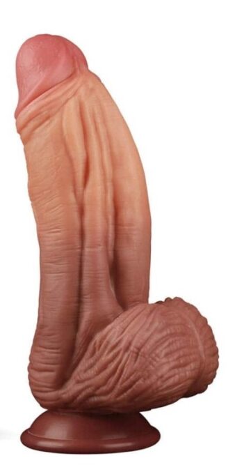 Dildo Realist Nature Cock King Sized Silicon Strat Dublu 25 cm 1 Dildo Realist Nature Cock King Sized Silicon Strat Dublu 25 cm
