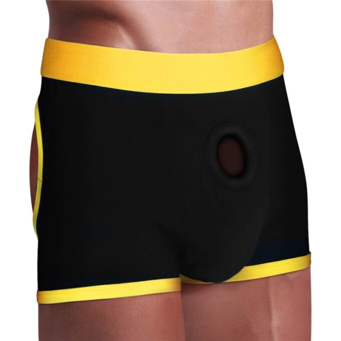 Strap-on Ingen Unisex Horny Shorts, Negru, M/L 1 Strap-on Ingen Unisex Horny Shorts, Negru, M/L