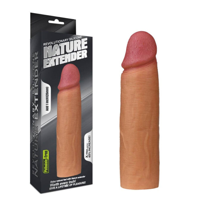 Prelungitor Penis Nature Extender Silicone Add +2.5 cm 1 Prelungitor Penis Nature Extender Silicone Add +2.5 cm