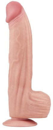Dildo Realist King Sized Sliding Skin, TPE, Natural, 31 cm 1 Dildo Realist King Sized Sliding Skin, TPE, Natural, 31 cm