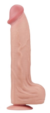 Dildo Realist King Sized Sliding Skin, TPE, Natural, 36 cm 1 Dildo Realist King Sized Sliding Skin, TPE, Natural, 36 cm