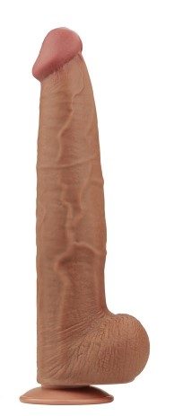 Dildo Realist King Sized Sliding Skin, TPE, Maro Deschis, 34 cm 1 Dildo Realist King Sized Sliding Skin, TPE, Maro Deschis, 34 cm