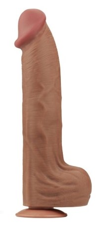 Dildo Realist King Sized Sliding Skin, TPE, Maro Deschis, 36 cm 1 Dildo Realist King Sized Sliding Skin, TPE, Maro Deschis, 36 cm