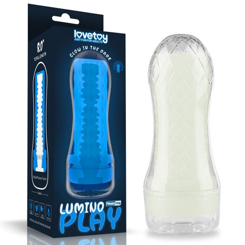 Masturbator Lumino Play, TPE, Alb, 20.5 cm 1 Masturbator Lumino Play, TPE, Alb, 20.5 cm