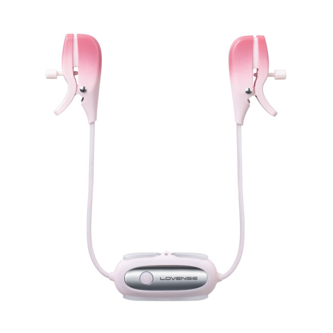 Clame pentru Sfarcuri Gemini Lovense, Bluetooth Control, Free App, Silicon, Roz 1 Clame pentru Sfarcuri Gemini Lovense, Bluetooth Control, Free App, Silicon, Roz
