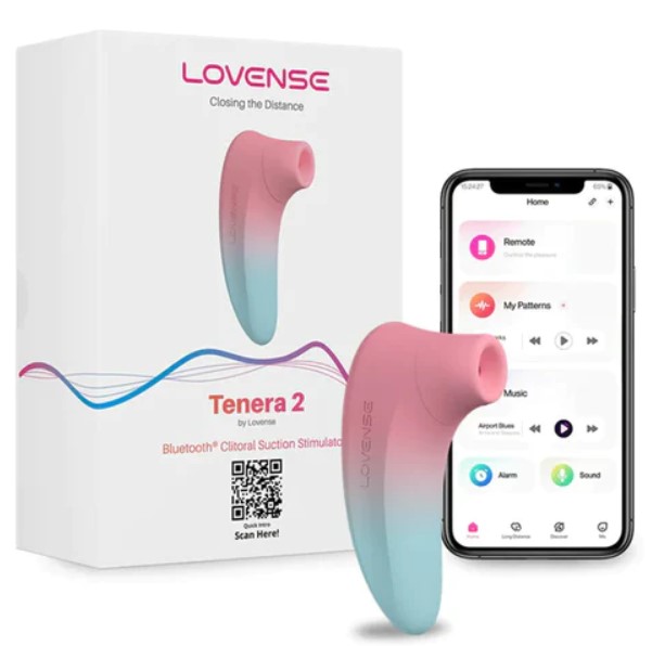 Stimulator Clitoris Lovense Tenera 2 Bluetooth Control, Free App, IPX7, Silicon, Roz/Albastru 1 Stimulator Clitoris Lovense Tenera 2 Bluetooth Control, Free App, IPX7, Silicon, Roz/Albastru