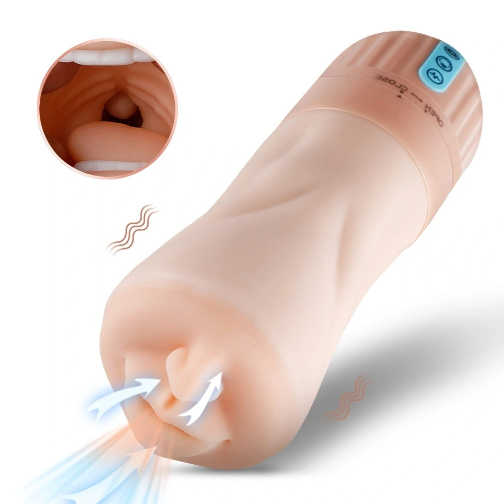 Masturbator Automatic Gura, 10 Moduri Vibratii, 5 Niveluri Suctiune, Material Superskin, Incarcare USB, 24.8 cm 1 Masturbator Automatic Gura, 10 Moduri Vibratii, 5 Niveluri Suctiune, Material Superskin, Incarcare USB, 24.8 cm
