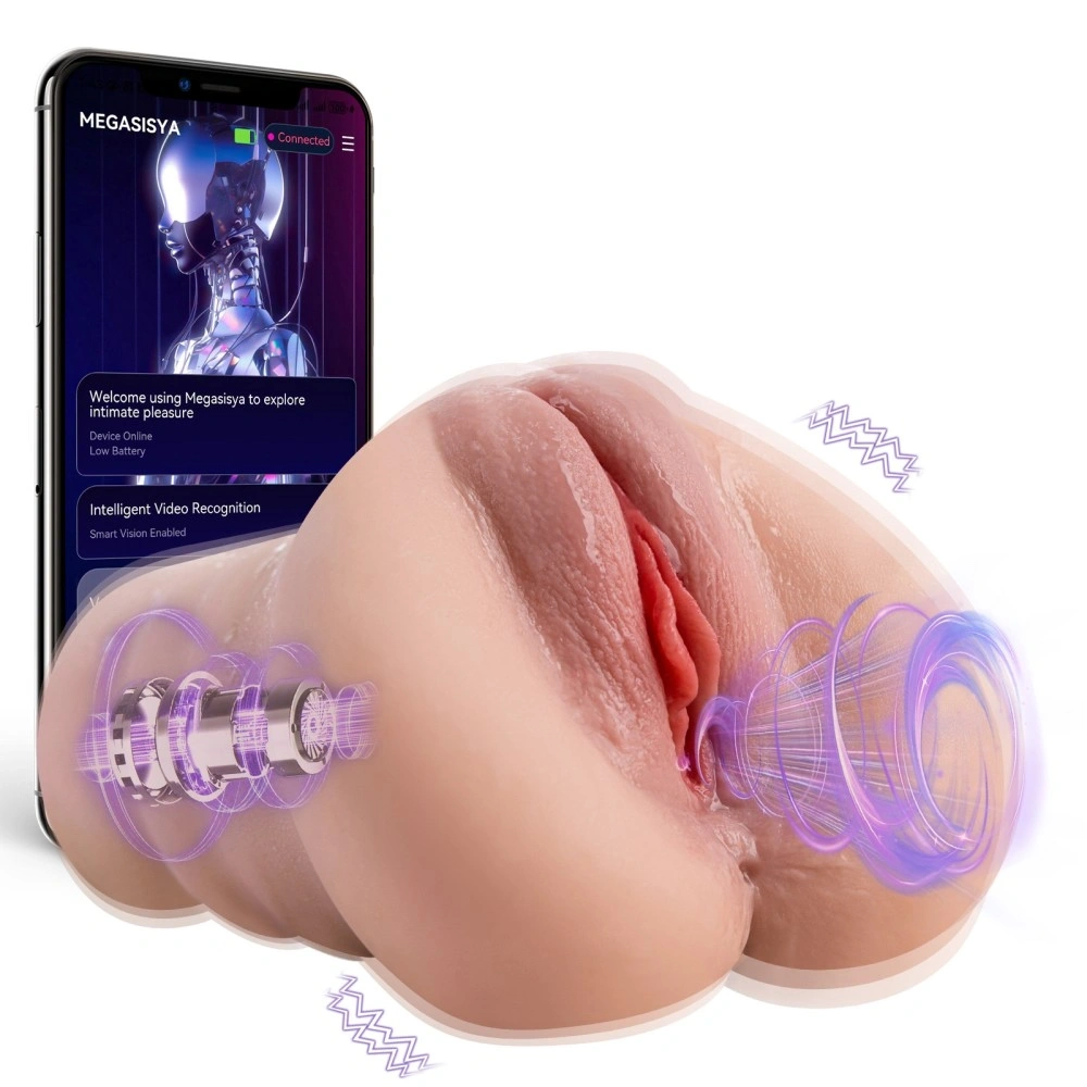 Masturbator Pussy Sora, Control Aplicatie Mobila, 7 Moduri de Vibratii si Impingere, Material Superskin, USB Magnetic, 23 cm 1 Masturbator Pussy Sora, Control Aplicatie Mobila, 7 Moduri de Vibratii si Impingere, Material Superskin, USB Magnetic, 23 cm