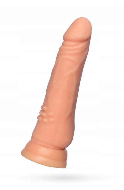 Dildo Realist RAMP cu Ventuza, TPE, Natural, 18 cm 1 Dildo Realist RAMP cu Ventuza, TPE, Natural, 18 cm