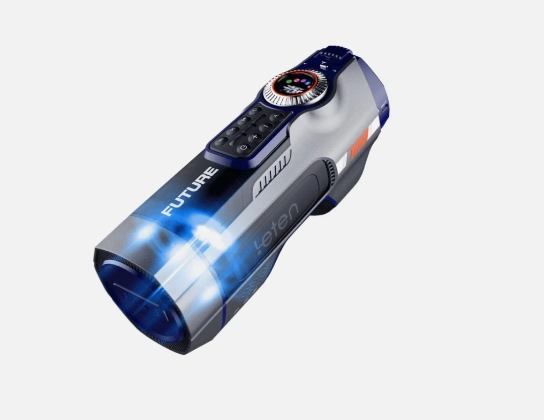 Masturbator Leten Future Thrusting, 10 Moduri Telescopice, Functie Incalzire, USB, Gri, 29 cm 1 Masturbator Leten Future Thrusting, 10 Moduri Telescopice, Functie Incalzire, USB, Gri, 29 cm