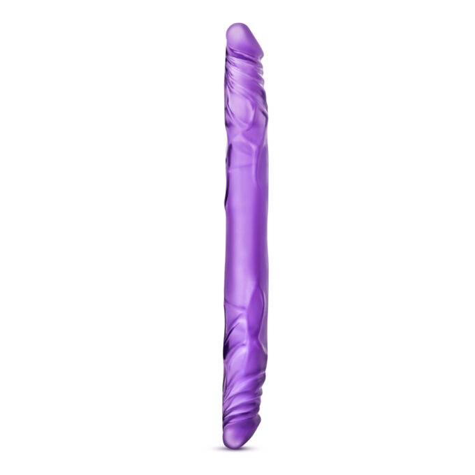 Dildo Dublu B Yours, PVC, Violet, 35 cm 1 Dildo Dublu B Yours, PVC, Violet, 35 cm