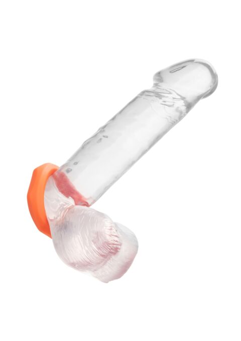 Inel de Penis Alpha Sexagon, Silicon Lichid, Portocaliu 1 Inel de Penis Alpha Sexagon, Silicon Lichid, Portocaliu