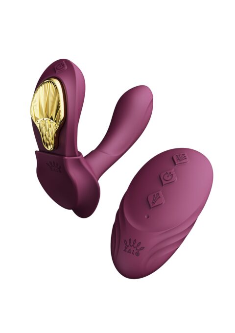 Vibrator Wearable Aya, Remote&Bluetooth Control, 8 Moduri Vibratii, Fixare Magnetica, Silicon, USB, Mov