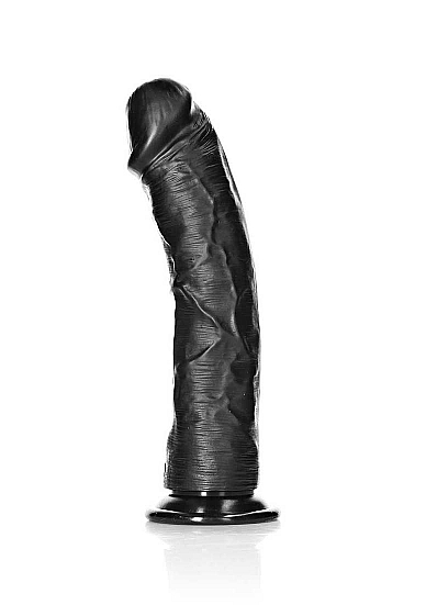 Dildo Realist cu Ventuza, PVC, Negru, 25 cm 1 Dildo Realist cu Ventuza, PVC, Negru, 25 cm
