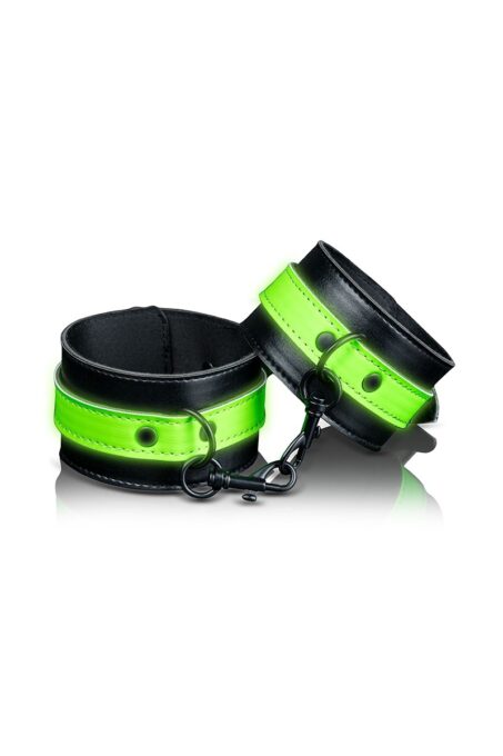 Catuse pentru Glezne Glow in the Dark, Verde Neon/Negru 1 Catuse pentru Glezne Glow in the Dark, Verde Neon/Negru