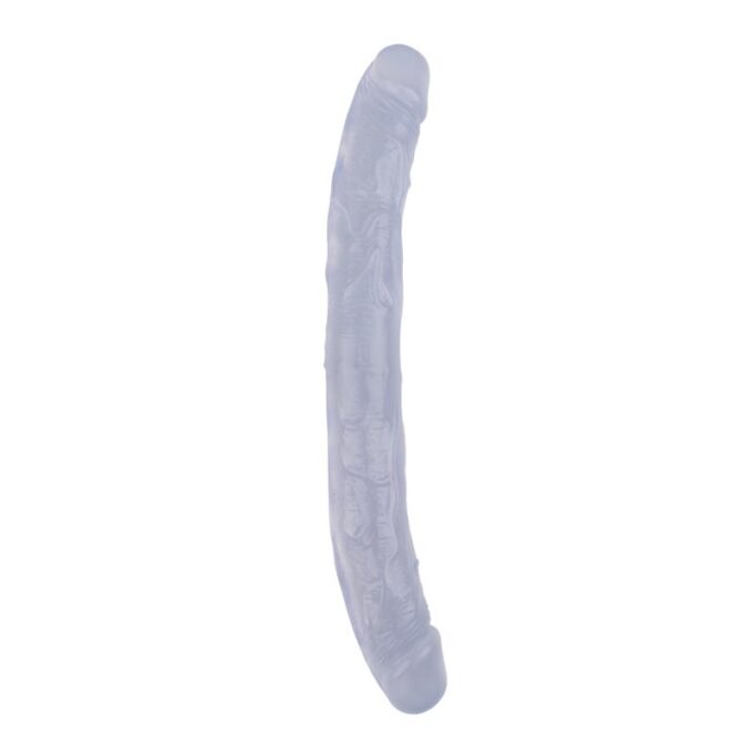 Dildo Dublu Erotic Moments PVC Transparent 32 cm 1 Dildo Dublu Erotic Moments PVC Transparent 32 cm