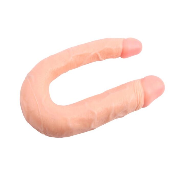 Dildo Dublu Her-Her Overlap Natural 33 cm 1 Dildo Dublu Her-Her Overlap Natural 33 cm
