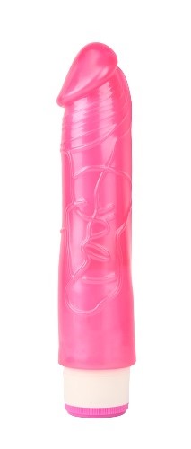 Vibrator Realist Sexy Whopper Multispeed, TPE, Roz, 20.2 cm 1 Vibrator Realist Sexy Whopper Multispeed, TPE, Roz, 20.2 cm