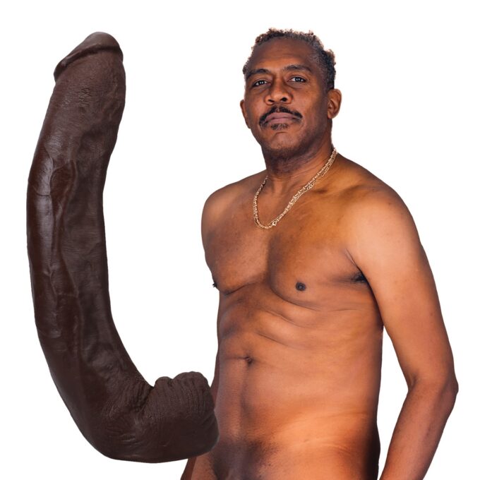 Dildo Realist Dredd, Ultraskyn, Dual Density, Vac-U-Lock, Ciocolatiu, 34.3 cm 1 Dildo Realist Dredd, Ultraskyn, Dual Density, Vac-U-Lock, Ciocolatiu, 34.3 cm