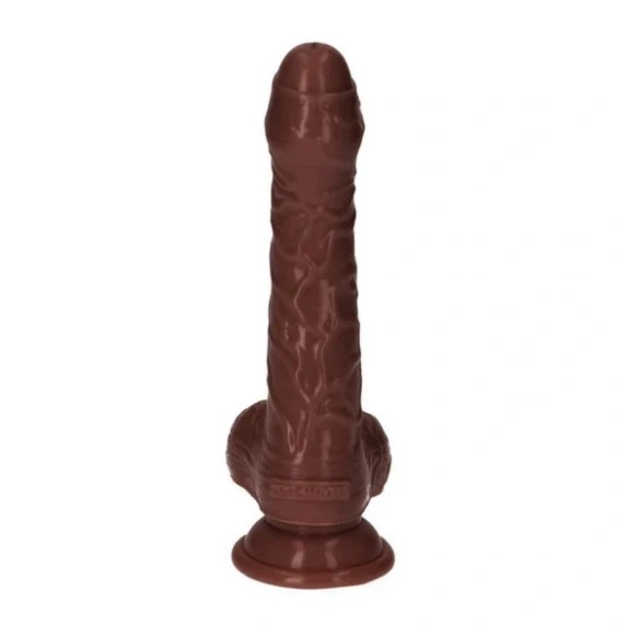 Dildo Uncut Italian Cock, Maro, 18 cm 1 Dildo Uncut Italian Cock, Maro, 18 cm