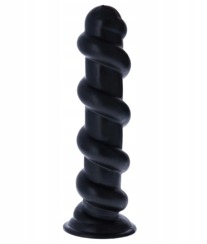 Dop Anal Pico de Fogo cu Ventuza, PVC, Negru, 32 cm 1 Dop Anal Pico de Fogo cu Ventuza, PVC, Negru, 32 cm