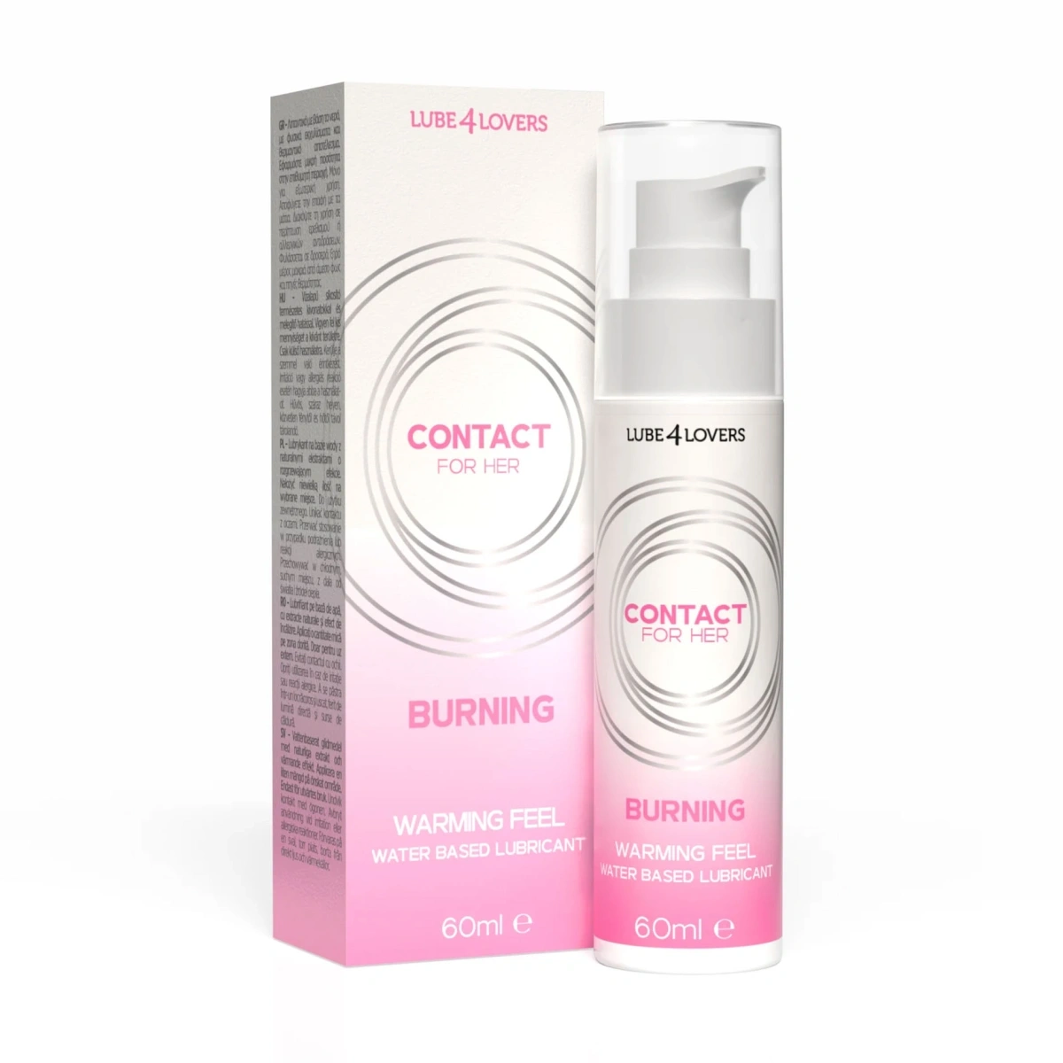 Lubrifiant Burning cu Efect de Incalzire pe Baza de Apa, 60 ml