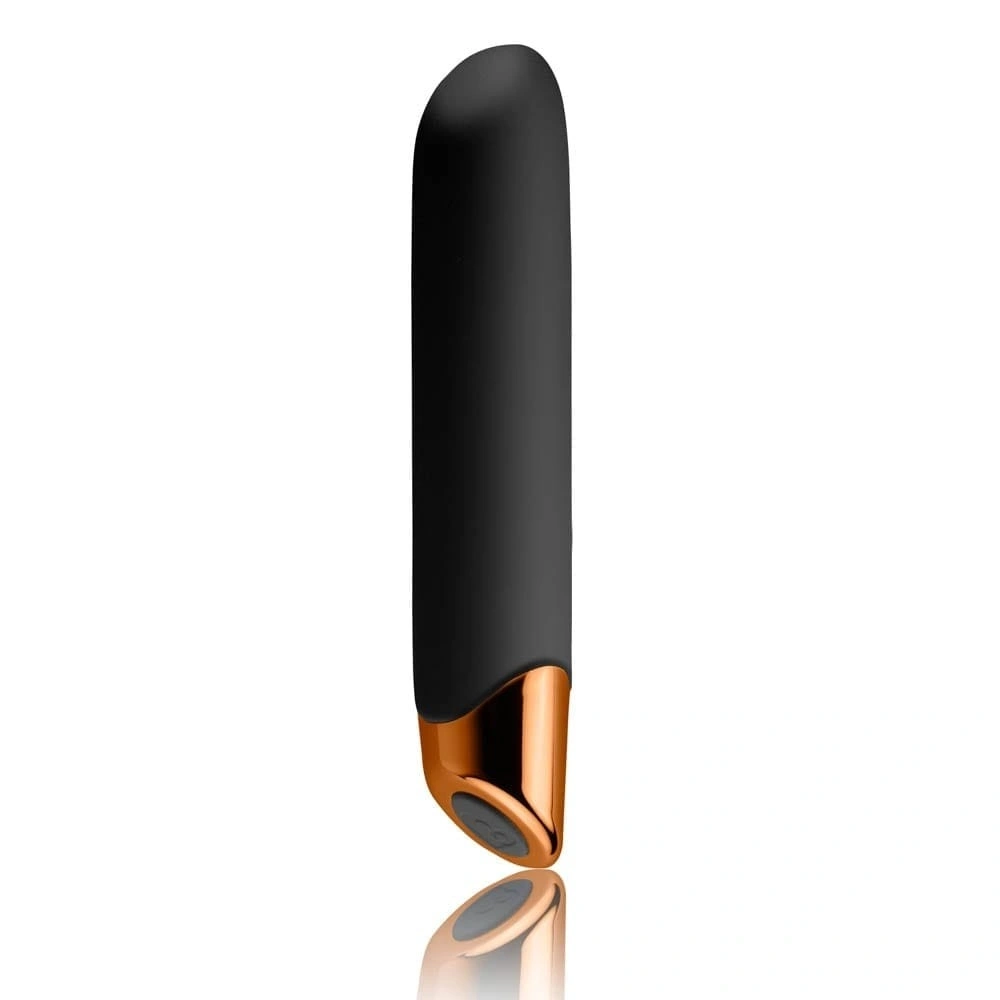 Vibrator Chaiamo 10 Moduri Vibratii, Silicon, USB, Negru/Auriu, 16.5 cm 1 Vibrator Chaiamo 10 Moduri Vibratii, Silicon, USB, Negru/Auriu, 16.5 cm