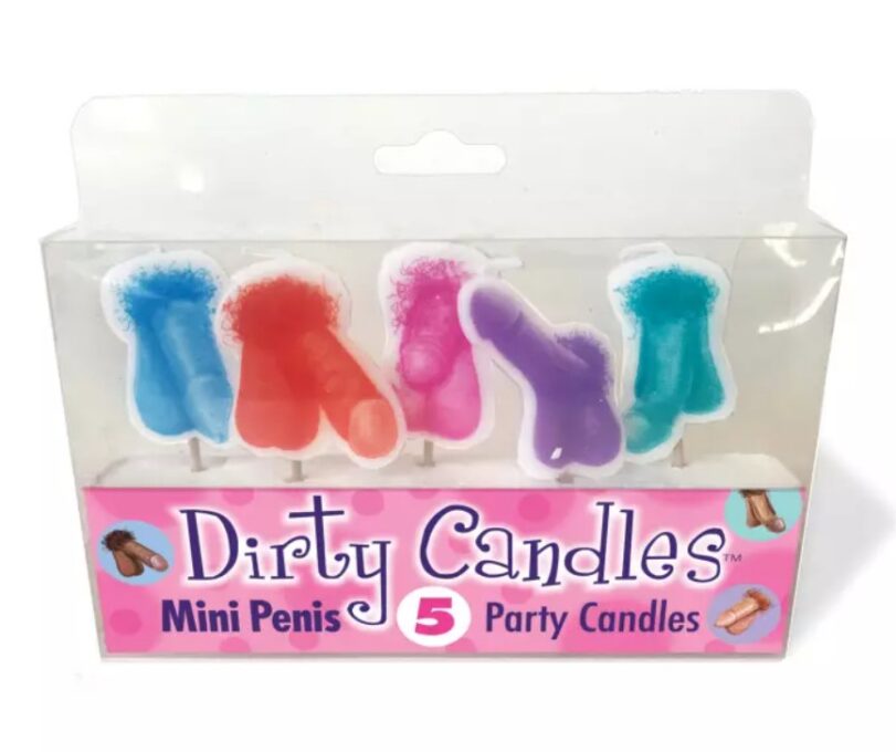 Set 5 Lumanari Dirty Candles Mini Penis, Mix Culori 1 Set 5 Lumanari Dirty Candles Mini Penis, Mix Culori