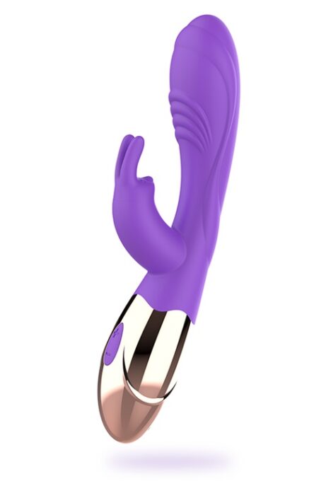 Vibrator Rabbit Viora 10 Moduri Vibratii Silicon USB Mov/Auriu 19.5 cm 1 Vibrator Rabbit Viora 10 Moduri Vibratii Silicon USB Mov/Auriu 19.5 cm