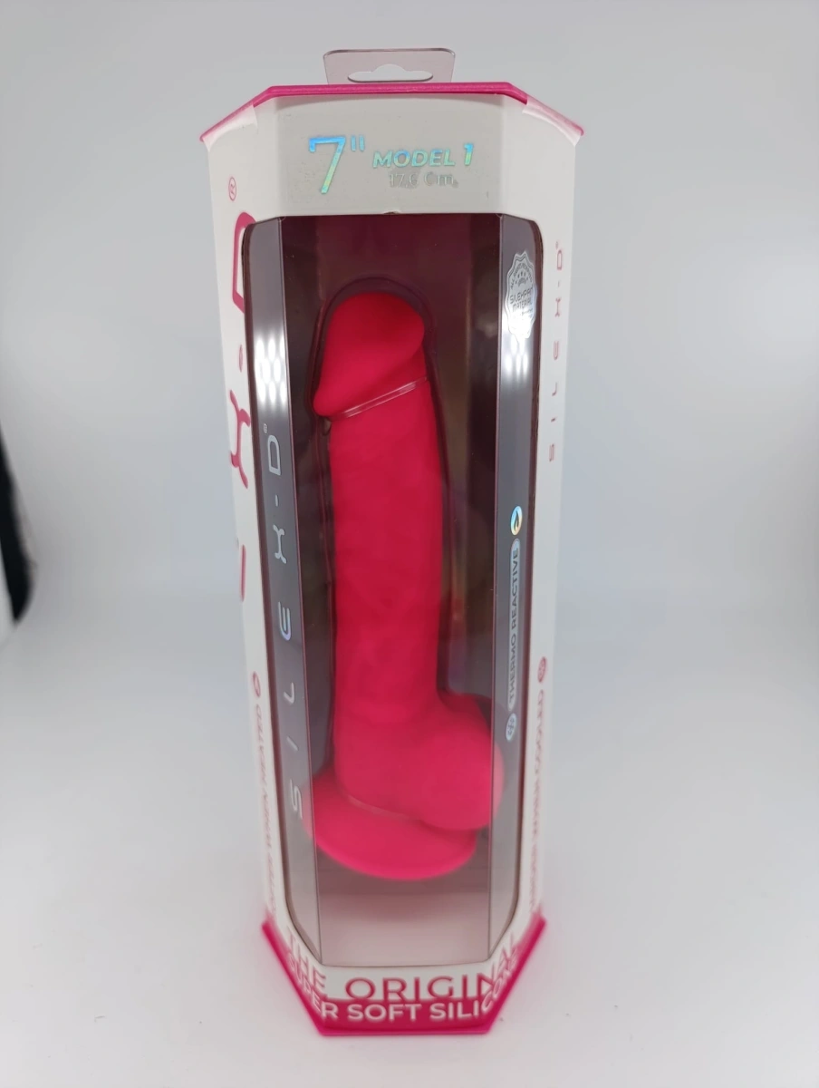 Dildo Realistic, Thermo Reactive, Silicon cu Memorie, Dubla Densitate, Roz, 17.6 cm 1 Dildo Realistic, Thermo Reactive, Silicon cu Memorie, Dubla Densitate, Roz, 17.6 cm