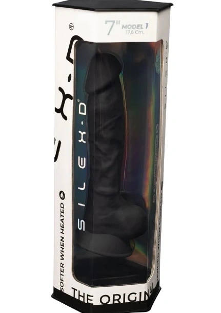 Dildo Thermo Reactive Silicon cu Memorie Dubla Densitate Negru 17.5 cm 1 Dildo Thermo Reactive Silicon cu Memorie Dubla Densitate Negru 17.5 cm