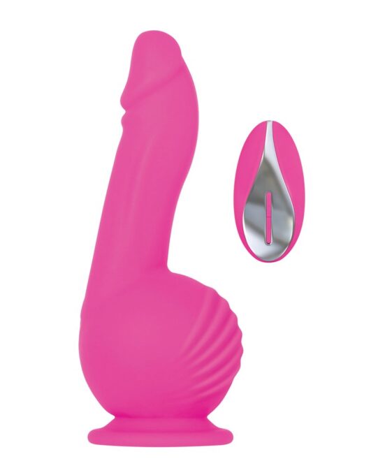 Vibrator Realist Ballistic Remote Control Strong Vibrations Silicon Roz 18.5 cm 1 Vibrator Realist Ballistic Remote Control Strong Vibrations Silicon Roz 18.5 cm
