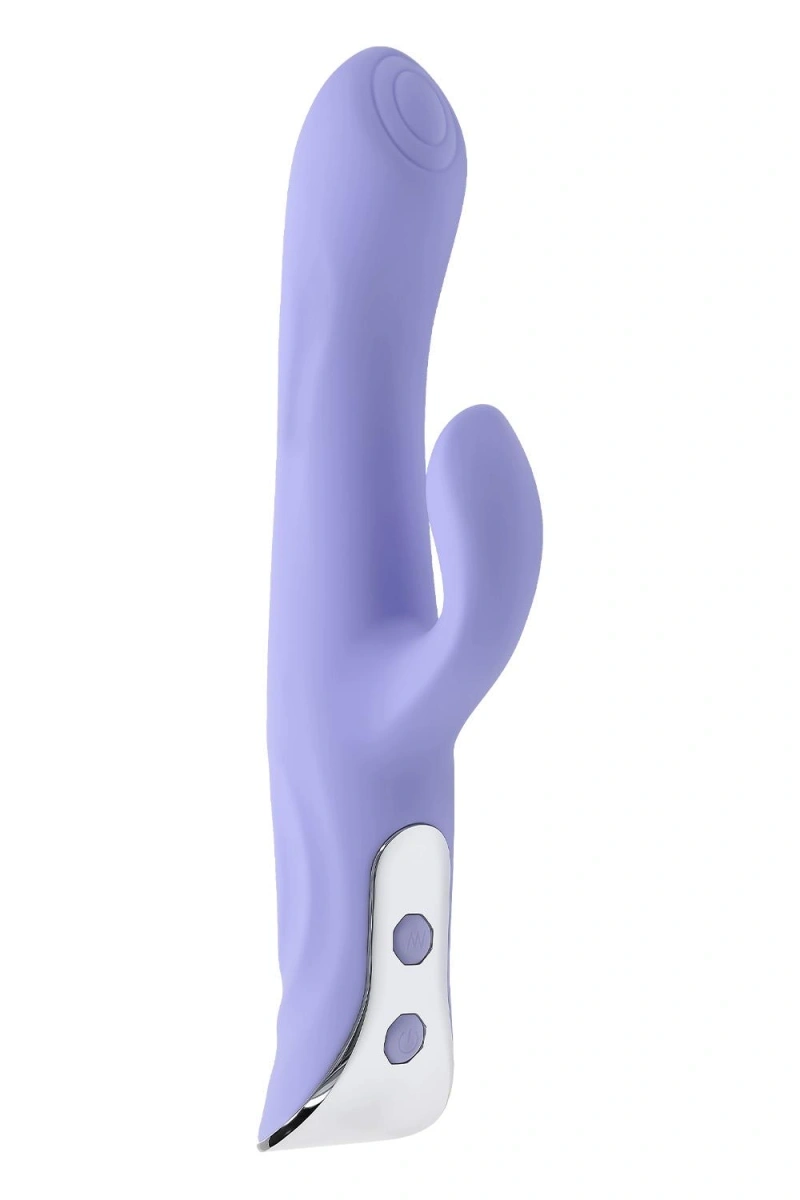 Vibrator Lavander Love, 10 Moduri Vibratii, Silicon, USB, Mov, 23.3 cm 1 Vibrator Lavander Love, 10 Moduri Vibratii, Silicon, USB, Mov, 23.3 cm