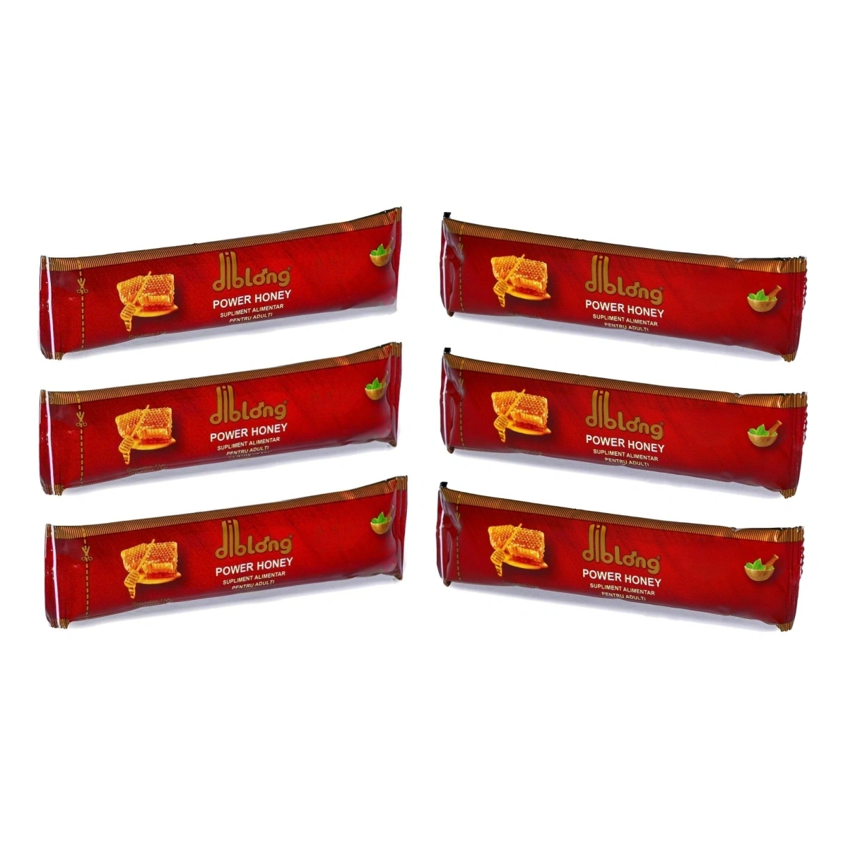 Set 6 Bucati- Supliment Alimentar pe Baza de Miere cu Potential Afrodisiac DIBLONG, 6x15 gr