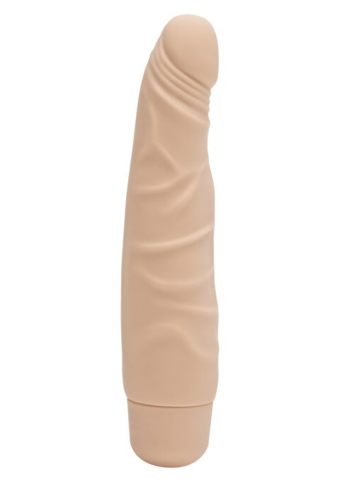 Vibrator Realist Mini Classic, 7 Moduri Vibratii, Silicon, Natural, 16.5 cm 1 Vibrator Realist Mini Classic, 7 Moduri Vibratii, Silicon, Natural, 16.5 cm