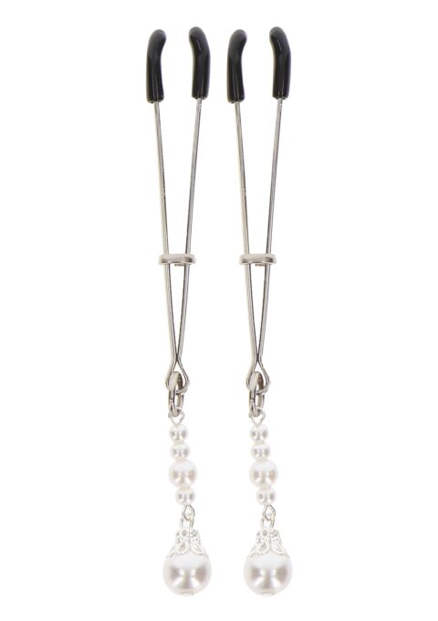Clame pentru Sfarcuri Tweezers With Pearls 1 Clame pentru Sfarcuri Tweezers With Pearls