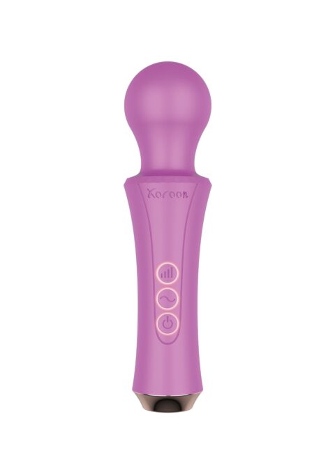 Vibrator The Personal Wand, 10 Moduri Vibratii, 3 Viteze, Silicon, USB, Roz, 18.5 cm