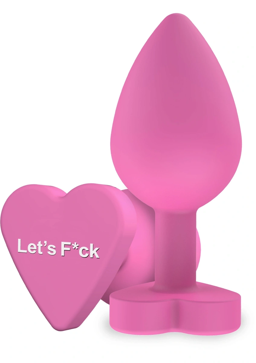 Dop Anal Let's Fuck, Silicon, Roz, 8.5 cm 1 Dop Anal Let's Fuck, Silicon, Roz, 8.5 cm