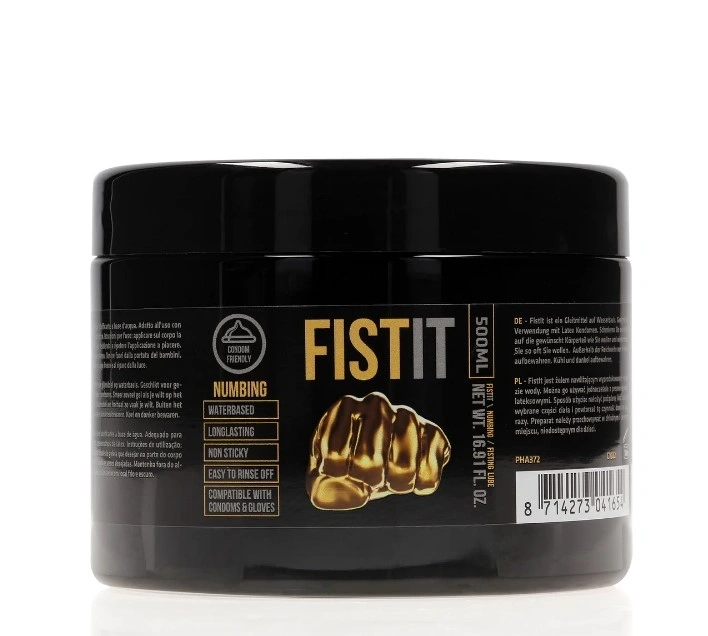 Lubrifiant FISTIT Numbing Lubricant pe baza de apa 500 ml