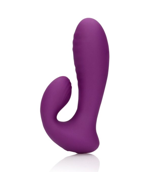 Vibrator Punctul G Ultra Soft Loveline, 10 Moduri Vibratii, Silicon, USB, Violet, 13.3 cm 1 Vibrator Punctul G Ultra Soft Loveline, 10 Moduri Vibratii, Silicon, USB, Violet, 13.3 cm