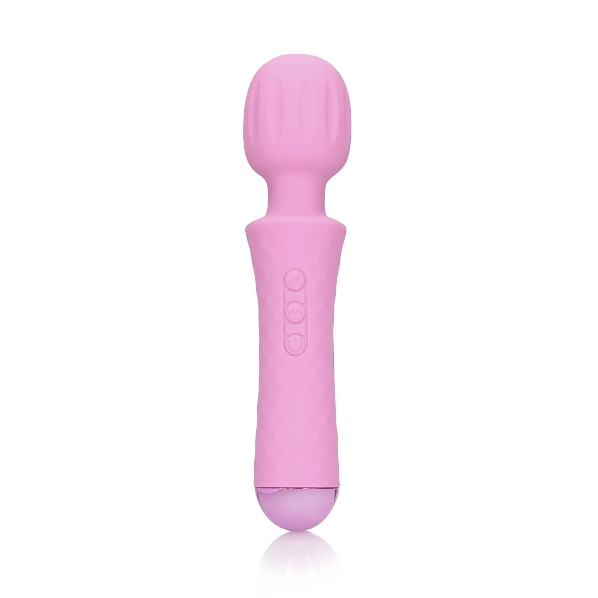 Vibrator Masaj Small Wand Vibrator, 20 Moduri Vibratii, 8 Intensitati, Silicon, USB, Roz, 20.7 cm 1 Vibrator Masaj Small Wand Vibrator, 20 Moduri Vibratii, 8 Intensitati, Silicon, USB, Roz, 20.7 cm
